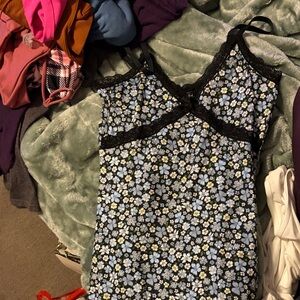 H&M Black Lace Detail Garment
